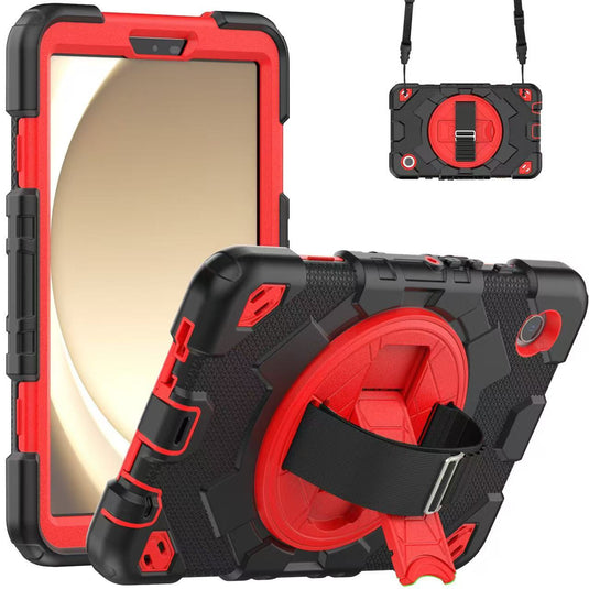 [Built-in Rotating Stand] Samsung Galaxy Tab A9 8.7" 2023 (SM-X110/SM-X115) Silicone Full-cover Children's Drop-resistant Case