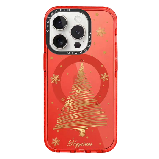 [Magsafe Comptible] Apple iPhone 13/Pro/Pro Max Glitter Christmas Shockproof Silicone Fashion-Forward Series Case