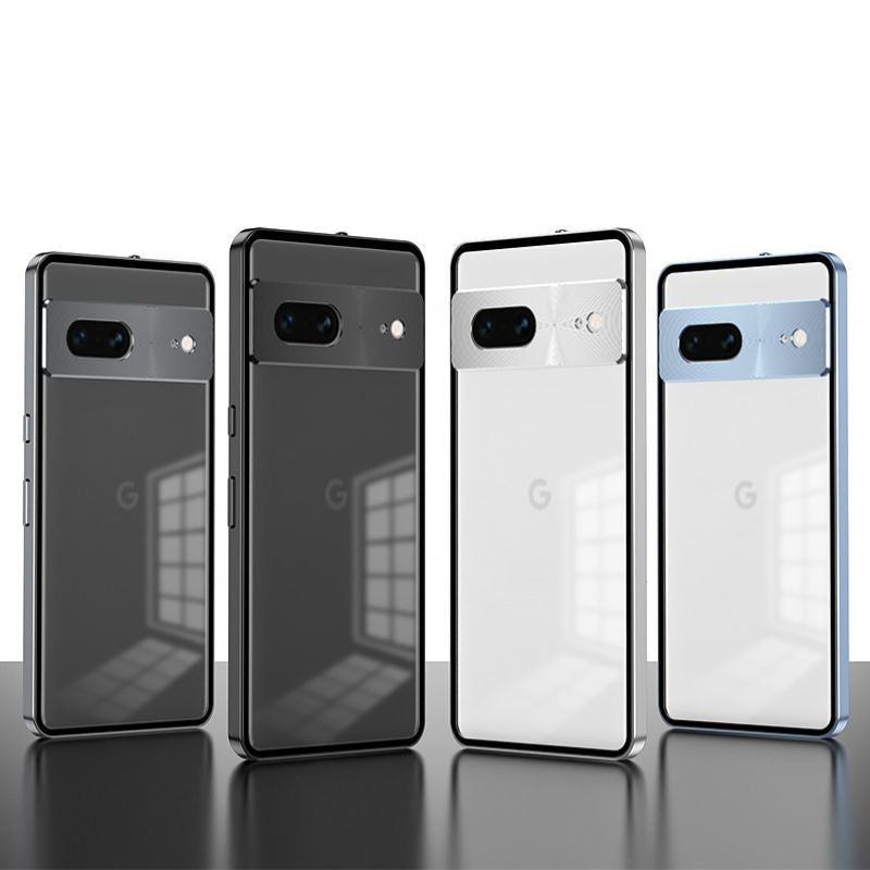 Load image into Gallery viewer, Google Pixel 9/Pro/Pro XL - Full Cover Metal Frame Shockproof Matte Case - i-Station Mobile Phone &amp; Electronic Device Repair and Accessories
