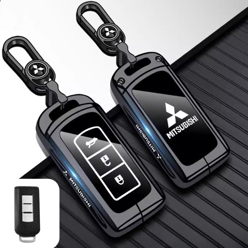 Load image into Gallery viewer, Mitsubishi Zinc Alloy + TPU Car Key Fob Case Cover For Outlander, ASX, Eclipse Cross, L200, Pajero, Triton, Lancer EX
