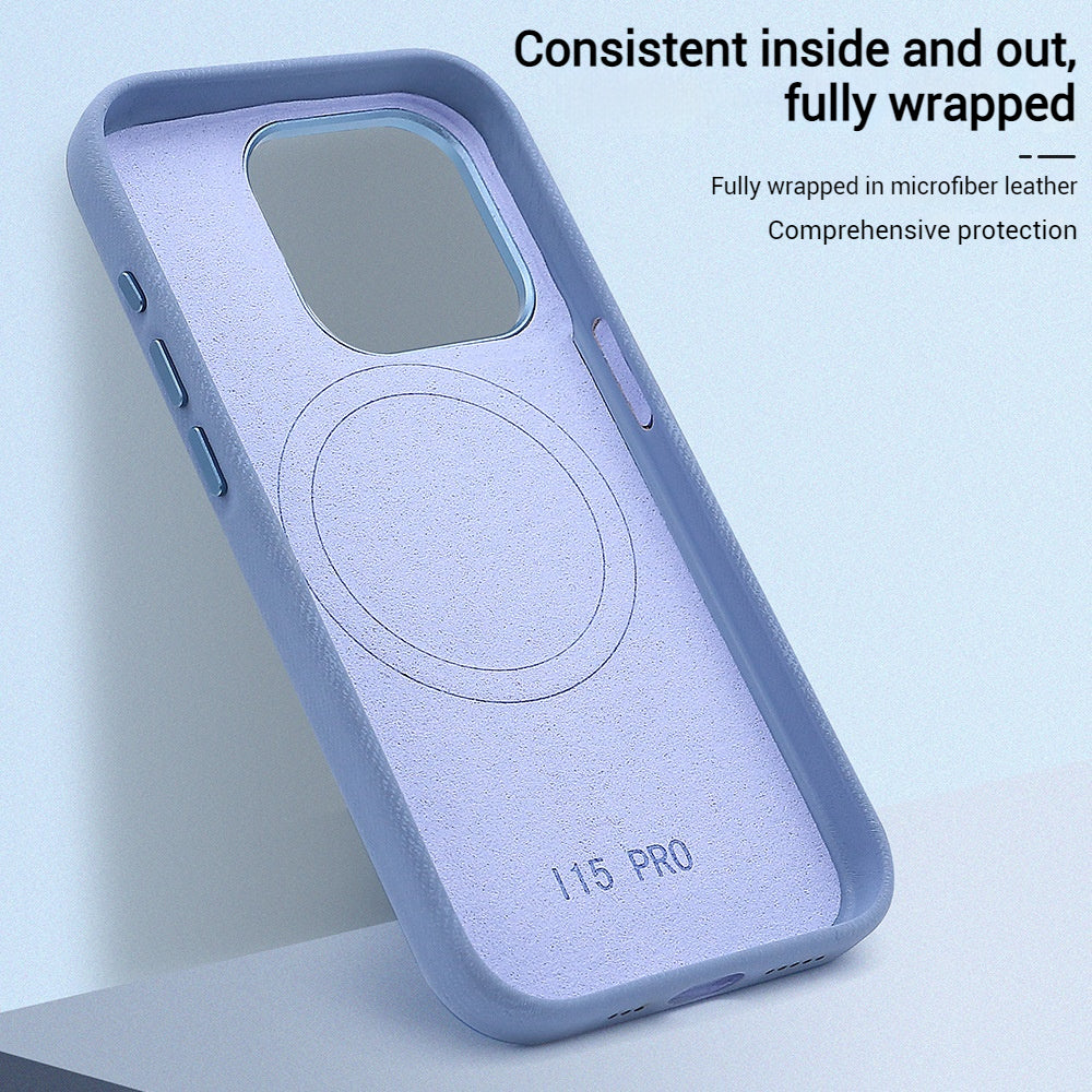 Apple iPhone 13/Pro/Pro Max Fibrous Leather Velvet Texture Shockproof Protective Case - i-Station Mobile Phone & Electronic Device Repair and Accessories