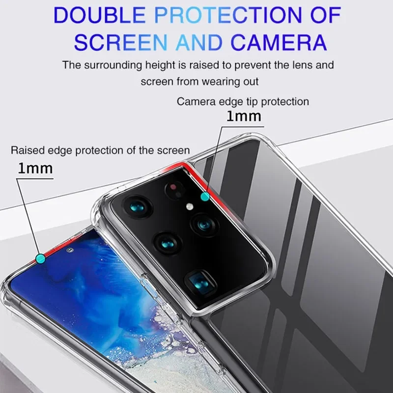 Load image into Gallery viewer, Samsung Galaxy S23 SM-S911/Ultra SM-S918/Plus SM-S926/FE SM-S711 Transparent Soft TPU Shockproof Essentials Series Case
