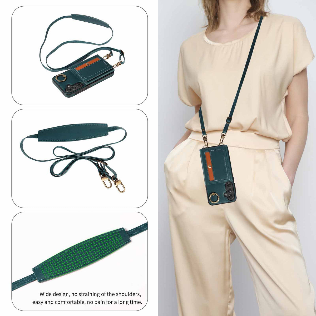 [With Ring Bracket][With Card Holder] Samsung S23/Plus/Ultra/FE - Two-tone PU Leather Wallet Series Case - i-Station Mobile Phone & Electronic Device Repair and Accessories