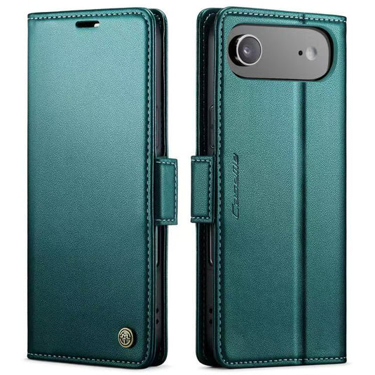 [With Card Slot] Apple iPhone 17/Air/Pro/Pro Max Premium Leather Shockproof Wallet Series Case