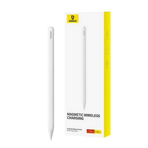 Baseus Smooth Writing 2 Series Stylus with LED Indicators (P80015803213-00) (Active Version) - Moon White