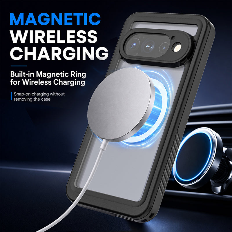 Load image into Gallery viewer, [FS Series][Magsafe Compatible] Google Pixel 11 Pro - Redpepper Full Covered Waterproof Heavy Duty Tough Armor Case
