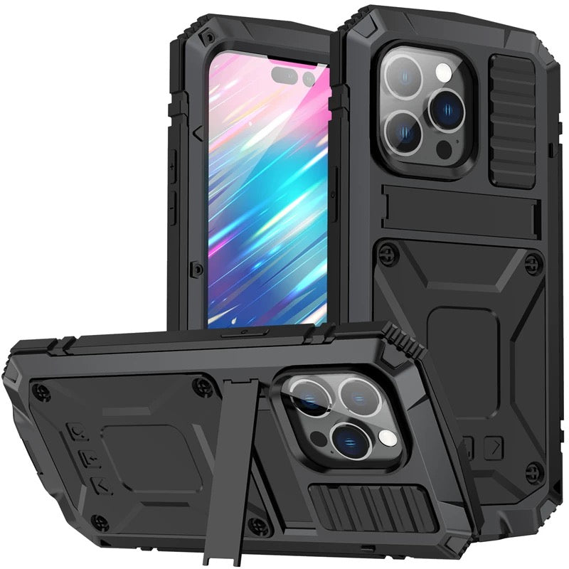 Load image into Gallery viewer, [Built-in Stand] Apple iPhone 16/Plus/Pro/Max - Military Grade Shockproof Lifeproof Series Case
