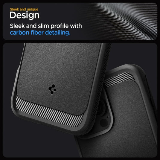 [Magsafe Compatible] Apple iPhone 13/Pro/Pro Max Rugged Armor MagFit shockproof Air Cushion TPU Bumper Technology Carbon Fiber Design Raised Edge Non-Slip Grip Cover Case