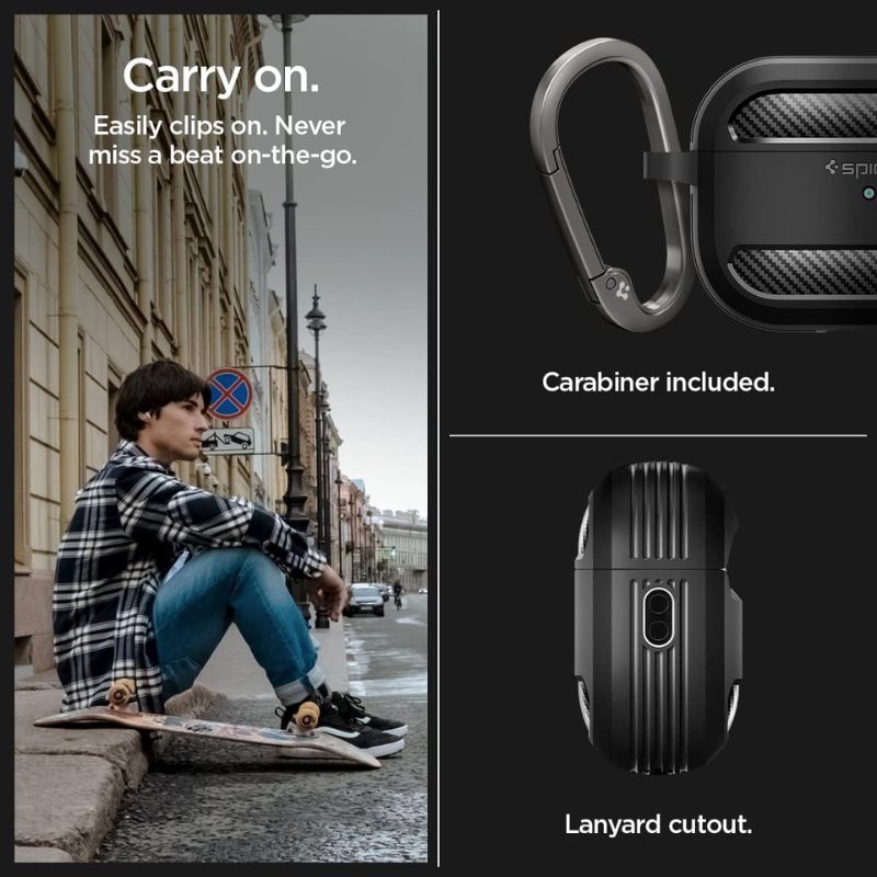 Load image into Gallery viewer, Apple AirPods Pro 2 (2022) Resilient Ultra Soft Cover Rugged Armor Case Designed Mechanics Series Case
