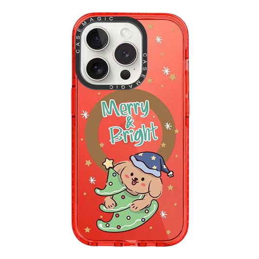 [Magsafe Comptible] Apple iPhone 13/Pro/Pro Max Glitter Christmas Shockproof Silicone Fashion-Forward Series Case