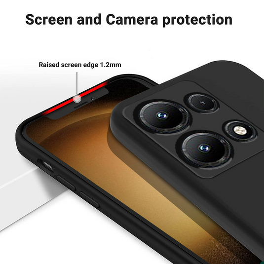 Infinix Hot 40 & Pro & 40i - Full Wrap Liquid Silicone Drop-resistant Essentials Series Case With Lanyard - i-Station Mobile Phone & Electronic Device Repair and Accessories