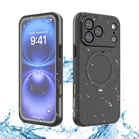 [Magsafe Compatible] Apple iPhone 17 / 18 Pro - Redpepper Waterproof Heavy Duty Tough Armor Case with Kickstand