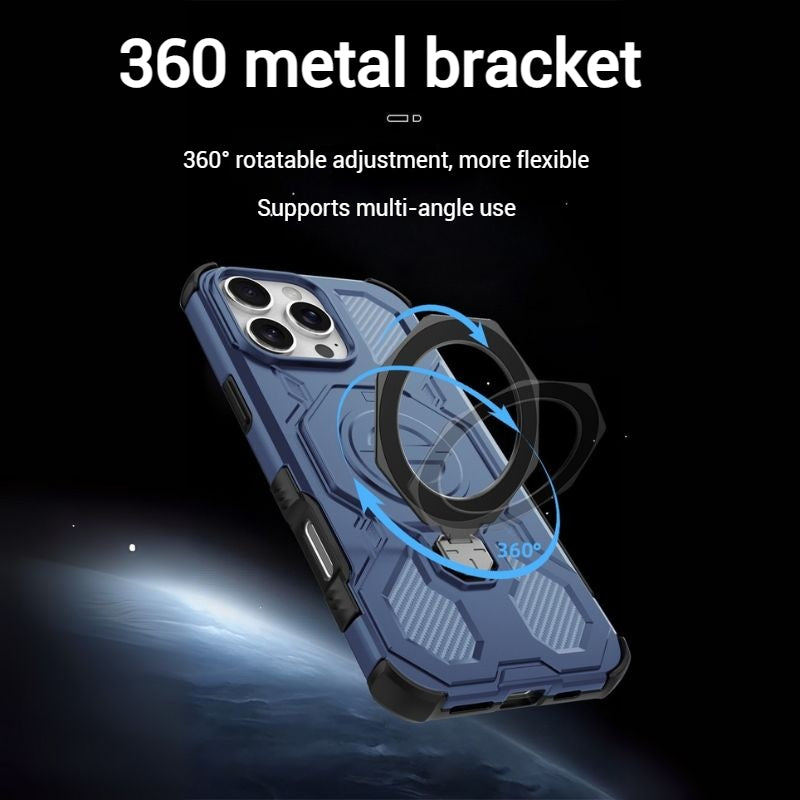 Load image into Gallery viewer, [ Magsafe Compatible][Built-in Stand] Apple iPhone 17/Air/Pro/Max - Shield Shockproof Rugged Heavy Duty Case

