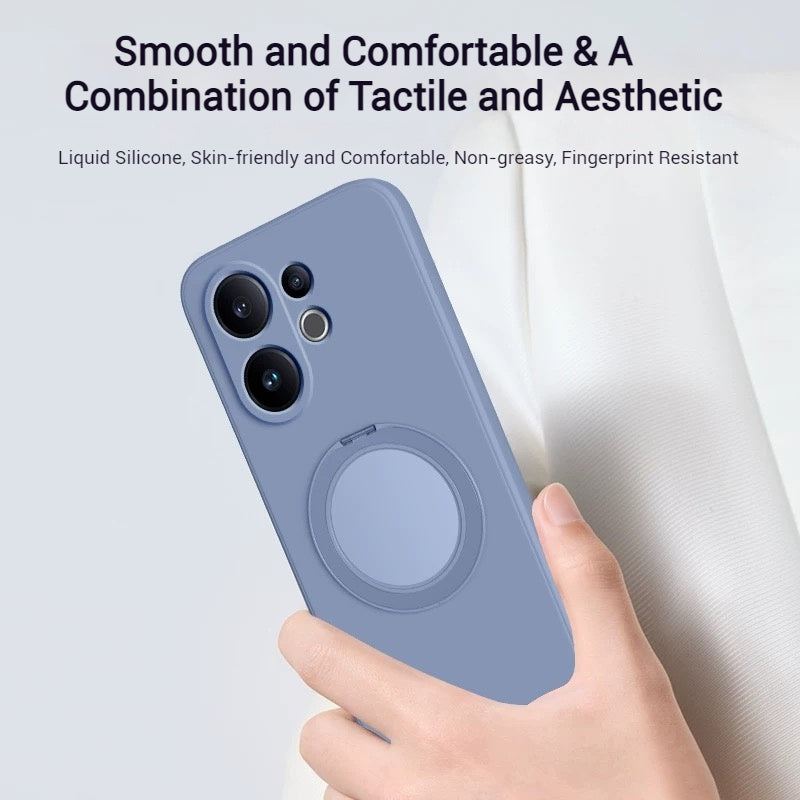 Load image into Gallery viewer, [Built-in Stand] Vivo S30 / Pro Mini - 360 Degree Rotating Stand Liquid Silicone Protective Case
