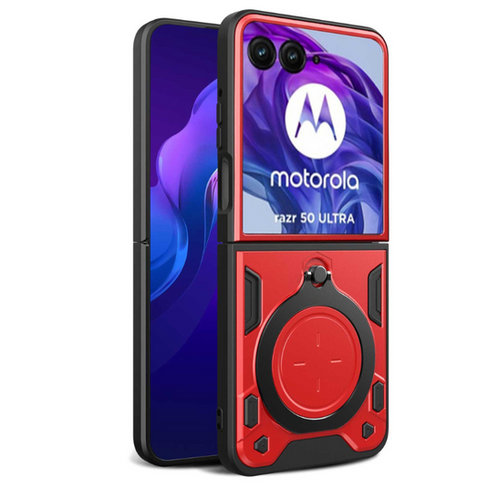 [Built-in Ring Bracket] Motorola Moto Razr (2024) Minimalist Ultra-thin Shockproof Phone Stand Series Case