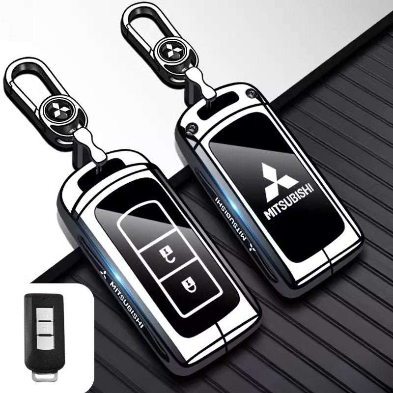 Mitsubishi Zinc Alloy + TPU Car Key Fob Case Cover For Outlander, ASX, Eclipse Cross, L200, Pajero, Triton, Lancer EX - i-Station Mobile Phone & Electronic Device Repair and Accessories