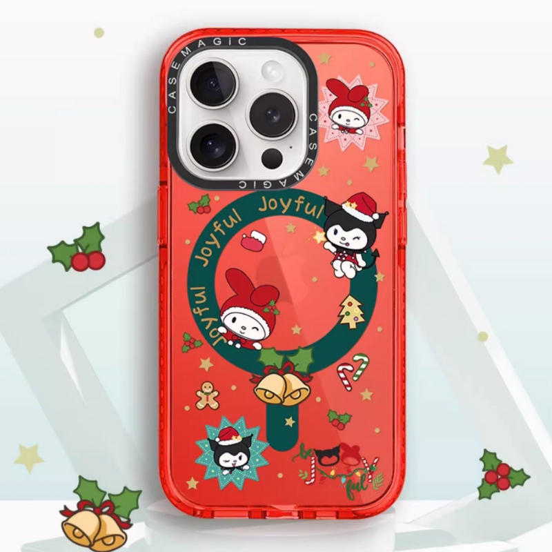 Load image into Gallery viewer, [Magsafe Comptible] Apple iPhone 13/Pro/Pro Max Glitter Christmas Shockproof Silicone Fashion-Forward Series Case
