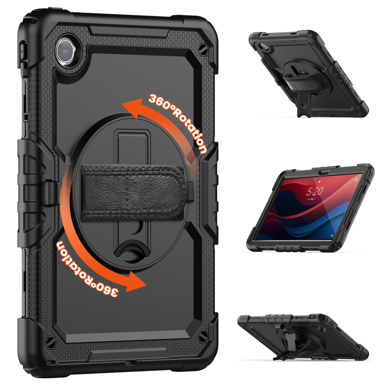 Load image into Gallery viewer, [Built-in 360° Rotating Hand Strap &amp; Stand] Lenovo Idea Tab 11” 2025 (TB336FU/TB336ZU) Shockproof With Screen Protector Pencil Holder Heavy Duty Series Case
