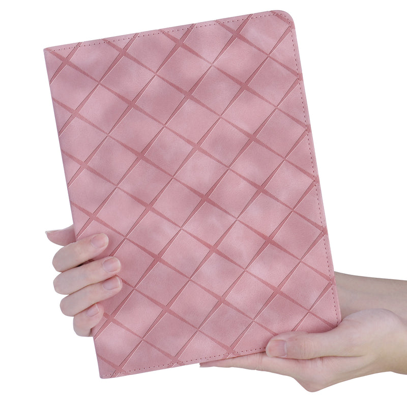 Load image into Gallery viewer, [With Card Slot] Samsung Galaxy Tab S10 FE Plus (2025) 13.1&quot; - Diamond Pattern Leather Shockproof Case
