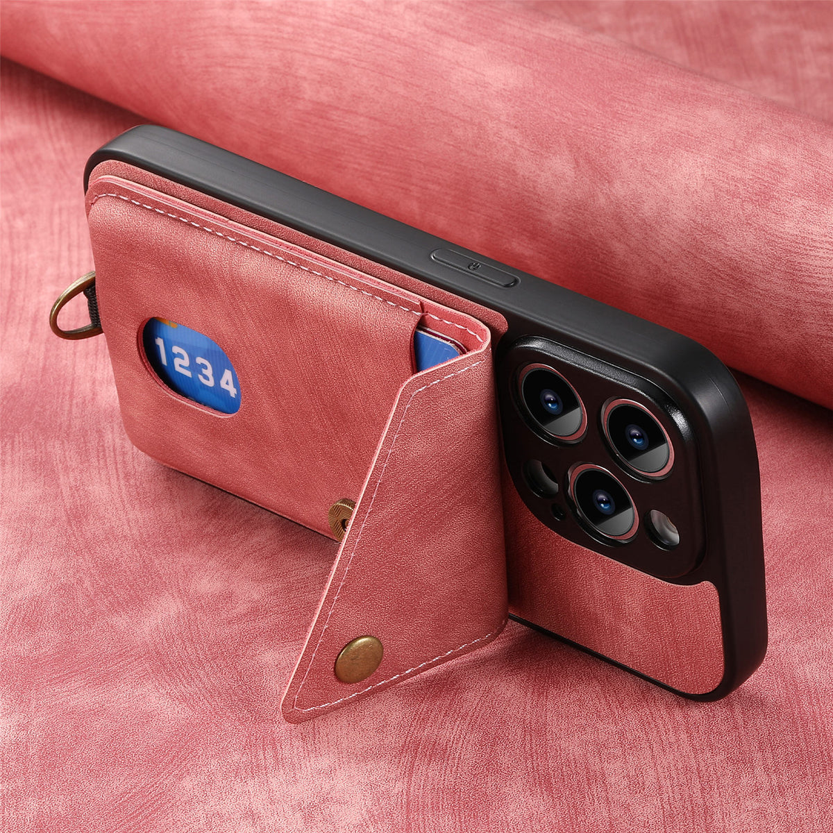 [With Lanyard] Xiaomi Mi 13/Pro/Lite Leather Card Holder Full-Wrap Shockproof Wallet Series Case - i-Station Mobile Phone & Electronic Device Repair and Accessories