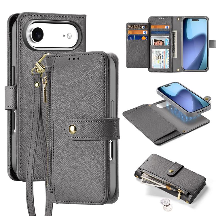 Load image into Gallery viewer, [Detachable][Magsafe Compatible] Apple iPhone 17/Air/Pro/Pro Max Multi-functional Leather Wallet Case With Card Slot
