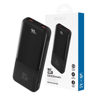 iQuick POWER SQUARE 0 Digital Display Power Bank 10000mAh 22.5W - i-Station Mobile Phone & Electronic Device Repair and Accessories