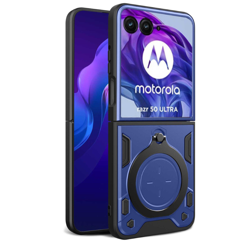 Load image into Gallery viewer, [Built-in Ring Bracket] Motorola Moto Razr (2024) Minimalist Ultra-thin Shockproof Phone Stand Series Case
