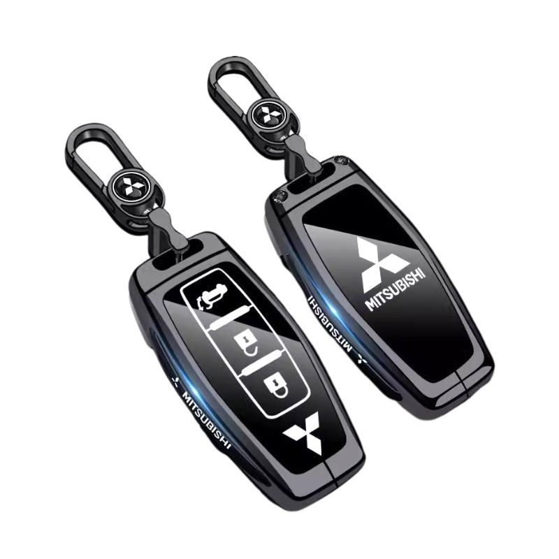 Load image into Gallery viewer, Mitsubishi Zinc Alloy + TPU Car Key Fob Case Cover For Outlander, ASX, Eclipse Cross, L200, Pajero, Triton, Lancer EX
