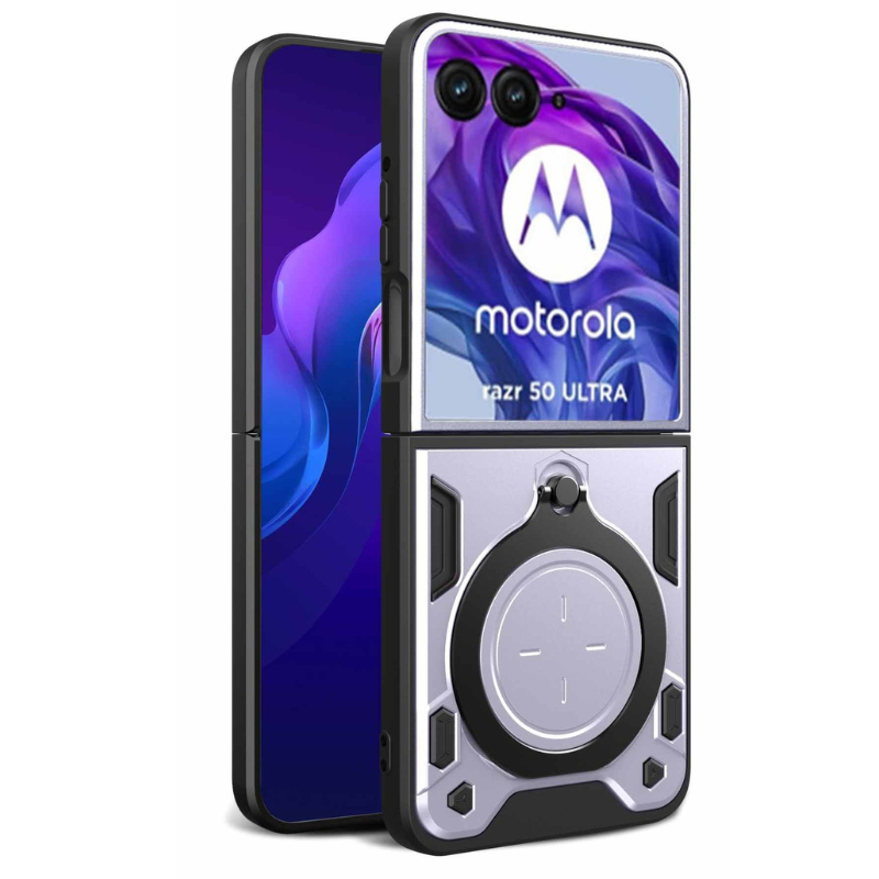 [Built-in Ring Bracket] Motorola Moto Razr 50/Ultra Minimalist Ultra-thin Shockproof Phone Stand Series Case - i-Station Mobile Phone & Electronic Device Repair and Accessories
