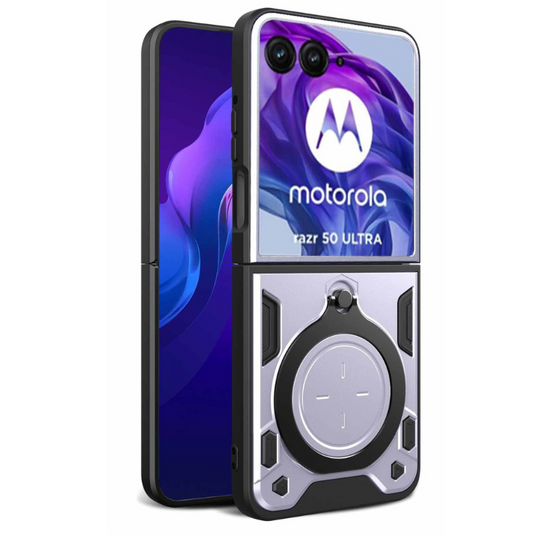 [Built-in Ring Bracket] Motorola Moto Razr (2024) Minimalist Ultra-thin Shockproof Phone Stand Series Case