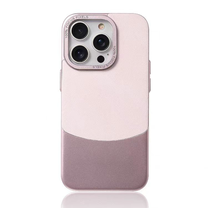 Load image into Gallery viewer, Apple iPhone 13/Pro/Pro Max Flannel Splicing Leather Texture Matte Full-coverage Shockproof Essentials Series Case
