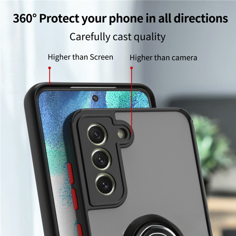 [With Ring Bracket] Samsung Galaxy Note 20 (4G/5G)/Ultra (4G/5G) Liquid Matte Full-cover Protective Essentials Series Case - i-Station Mobile Phone & Electronic Device Repair and Accessories