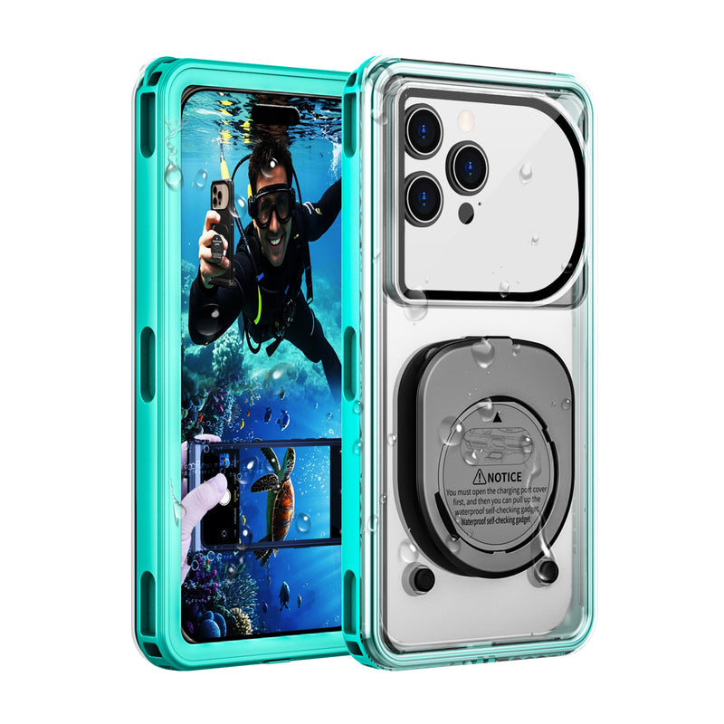 Load image into Gallery viewer, [Up to 6.9&quot;] Redpepper Universal Self-Check Waterproof Phone Case
