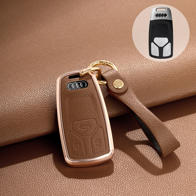 Load image into Gallery viewer, Audi 360° All Inclusive Car Key Fob Case Cover For A3, A4, A5, A6, A7, A8, Q2, Q5, Q7, Q8, e-tron
