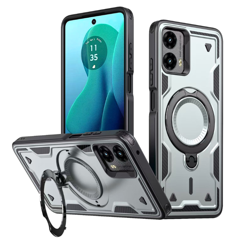 Load image into Gallery viewer, [Built-in Ring Bracket] [Magsafe Compatible] Motorola Moto G 5G (2024) Military Full Coverage Heavy Duty Series Case
