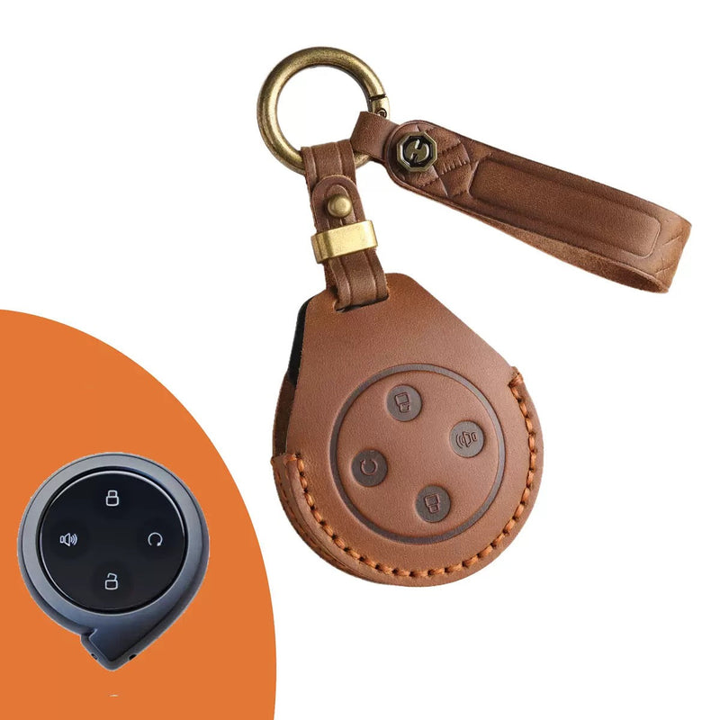 Load image into Gallery viewer, Great Wall Handcrafted Genuine Leather Car Key Fob Case Cover For 2023 Great Wall Shanhai Cannon
