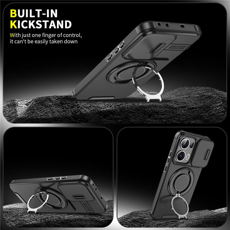 [Built-in Kickstand] OPPO A5 Pro - Rugged Shockproof Heavy Duty Series Case - i-Station Mobile Phone & Electronic Device Repair and Accessories