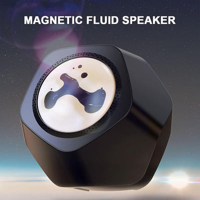 Magnetic Fluid Speaker, Dancing Ferrofluid Music Rhythm Lamp, 360° Surround Sound Touch Wireless Bluetooth Speaker, Shocked Bass Subwoofer Living Room Desktop - i-Station Mobile Phone & Electronic Device Repair and Accessories