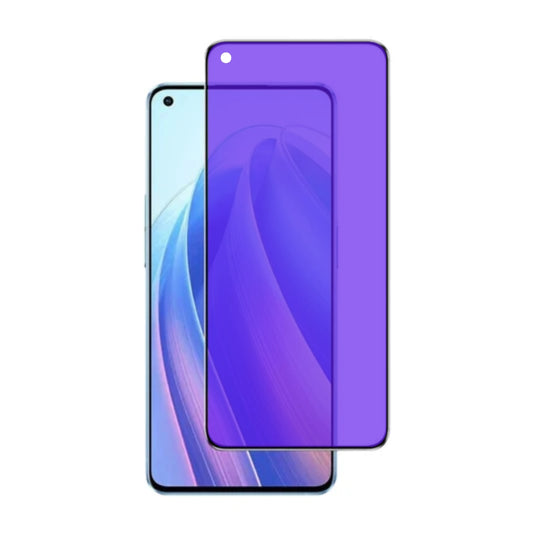 [Full Covered][Eyecare] OPPO A74 4G / F19 Pro - 9H Hardness Anti-Blue Light Tempered Glass Screen Protector