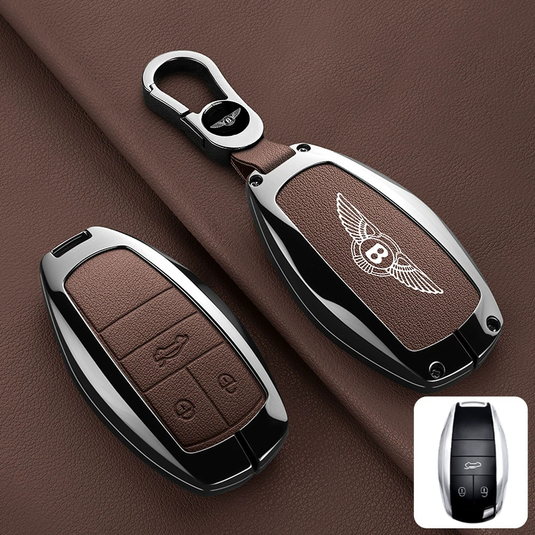 Bentley Aluminum Alloy Shockproof Car Key Case Cover for Continental, Mulsanne, Flying Spur, Bentayga - i-Station Mobile Phone & Electronic Device Repair and Accessories