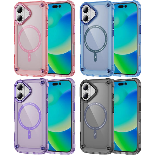 Apple iPhone 16 /Plus/Pro/Max - Silicone Transparent Magnetic protective Case