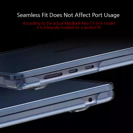 Apple Macbook Neo 13“  2026 (A3404) - Transparent Shockproof Heavy Duty Tough Case Cover - i-Station Mobile Phone & Electronic Device Repair and Accessories