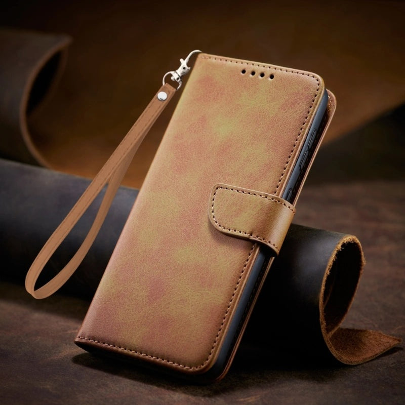 Load image into Gallery viewer, [With Card Slot] OPPO Reno11 / Pro - Leather Material Flip Cover Shockproof Phone Case
