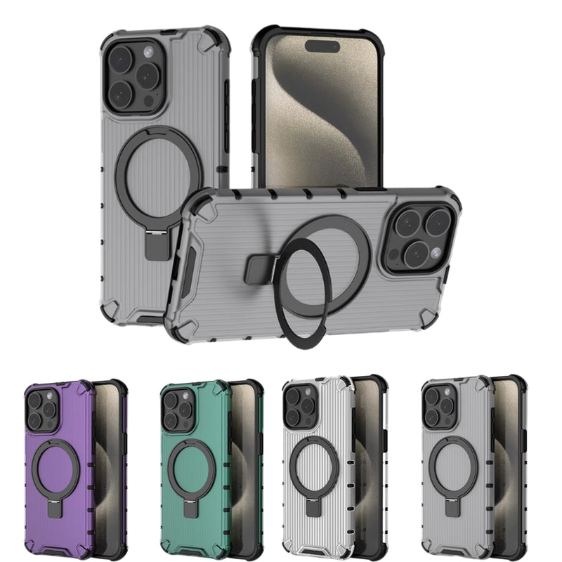 Load image into Gallery viewer, [Built-in Stand] Apple iPhone 11/Pro/Max - Hard Shell Magnetic Heavy Duty Protective Case
