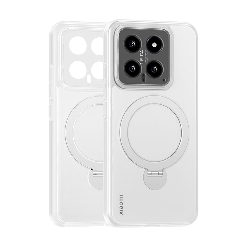 Load image into Gallery viewer, [Magsafe Compatible] Xiaomi 14 (23127PN0CC, 23127PN0CG) - Invisible Stand Transparent Matte Shockproof Protection Case
