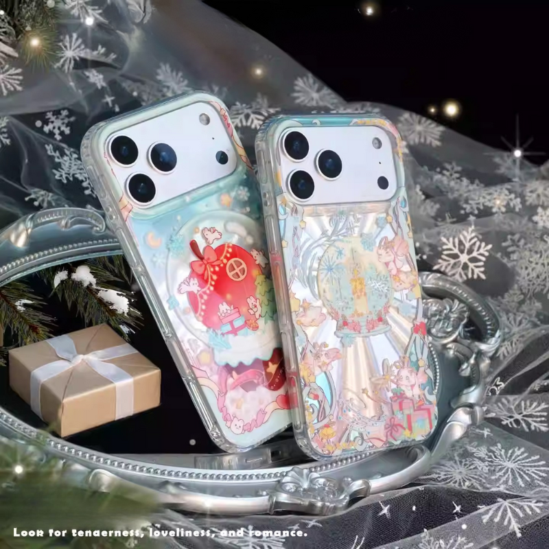 Apple iPhone 17/Pro/Pro Max - Christmas Cartoon Double-Layer Phone Case - i-Station Mobile Phone & Electronic Device Repair and Accessories