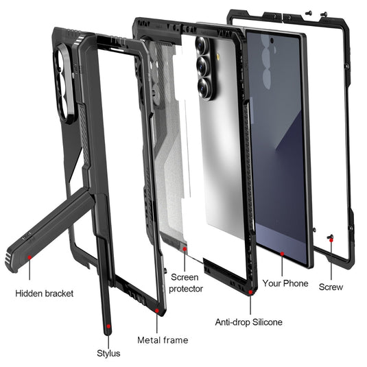 Samsung Galaxy Z Fold7 5G - Drop Proof Dustproof Metal Phone Case - Polar Tech Australia