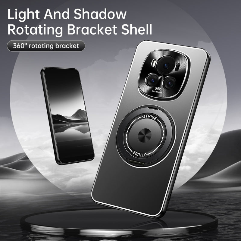 Load image into Gallery viewer, Honor Magic6/Pro - Rotating Holder Frosted Metal Phone Case
