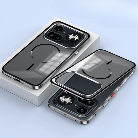 Nothing Phone (4a)/Pro Metal Frame Snap-On Acrylic Shockproof Phone Case - i-Station Mobile Phone & Electronic Device Repair and Accessories