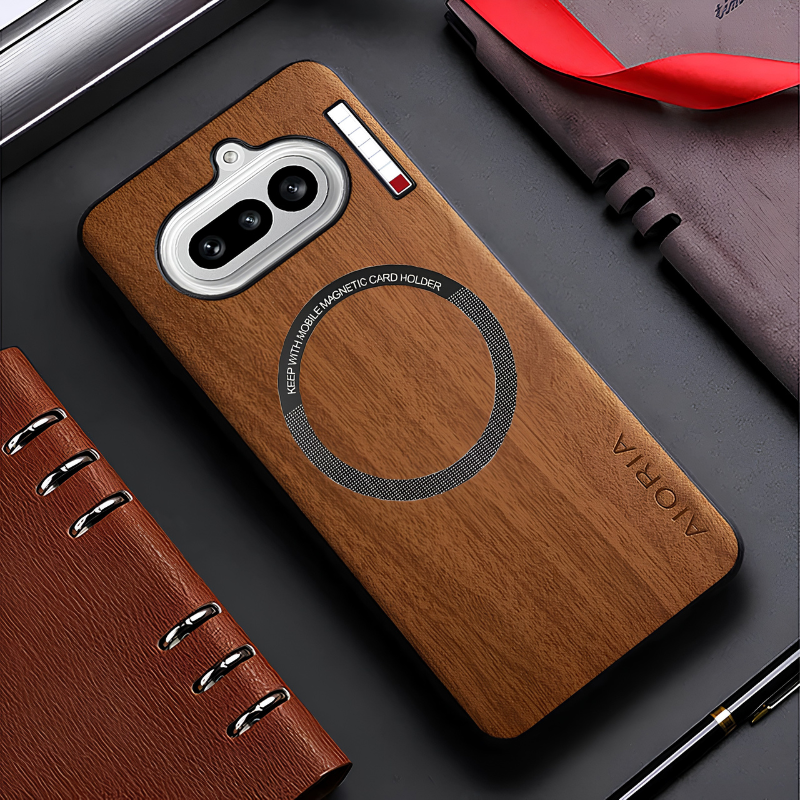 Load image into Gallery viewer, [Magsafe Compatible] Nothing Phone (4a)/Pro - Ultra-Thin Wood Texture Shockproof Protective Case - i-Station Mobile Phone &amp; Electronic Device Repair and Accessories
